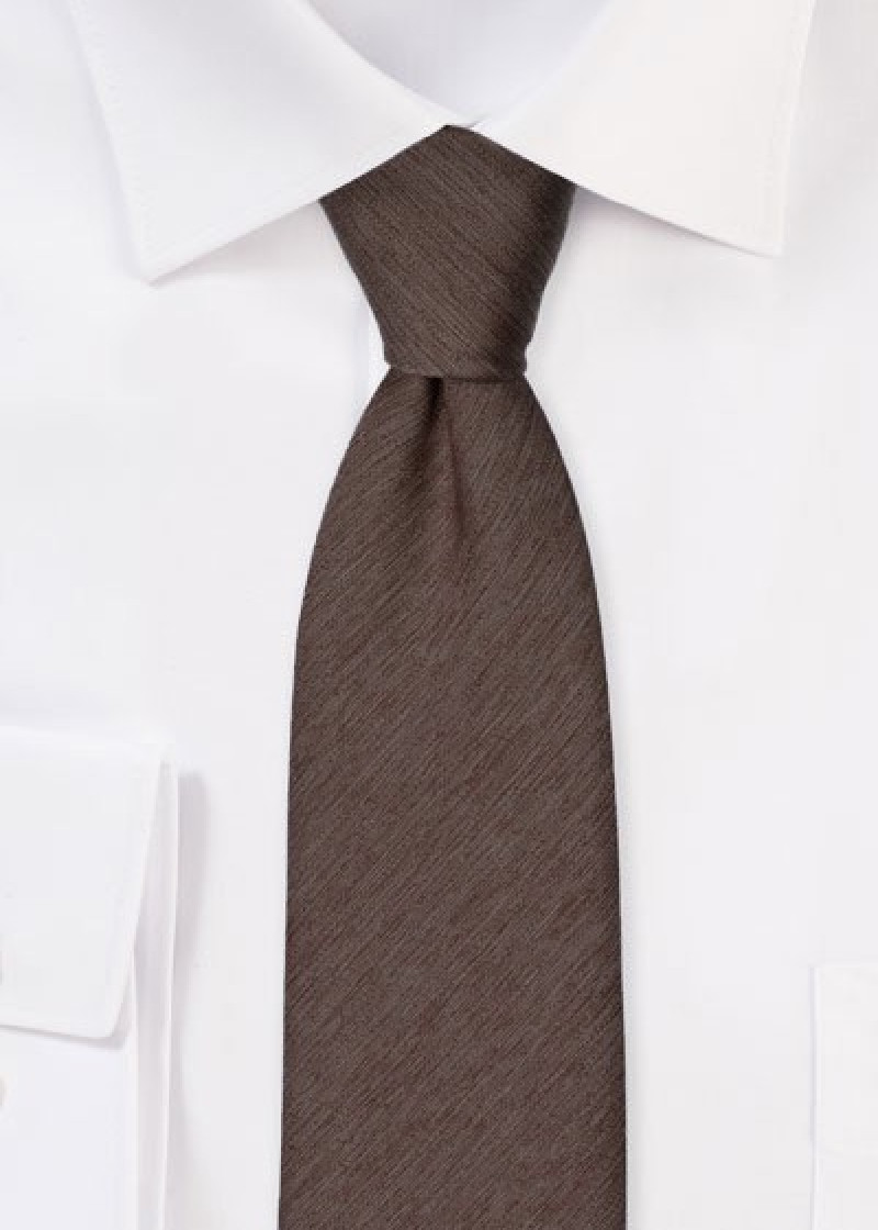Krawatte monochrom melierte Oberfläche