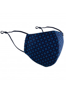 Mundschutzmaske Embleme marineblau