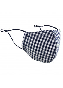 Gesichtsmaske Vichy-Karo navy