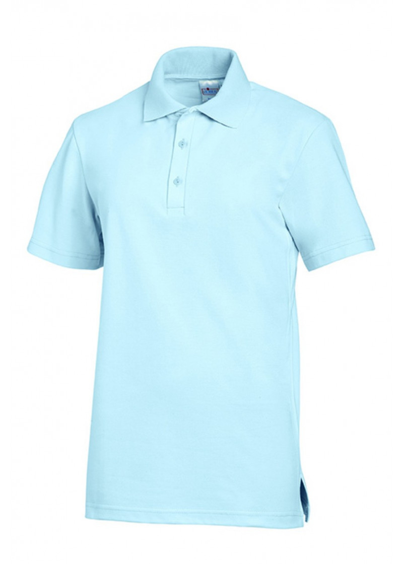 Unisex Poloshirt Halbarm (hellblau)