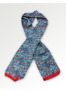 Krawattenschal rot Paisleymuster