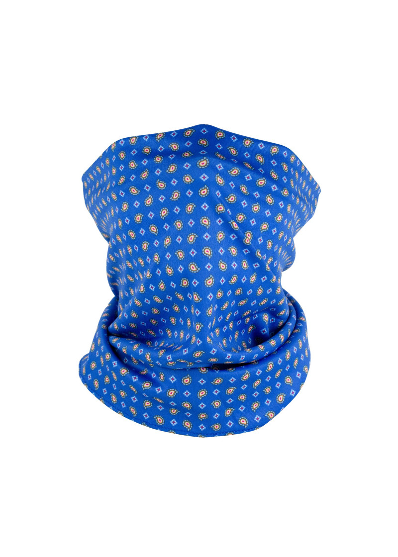 Schlauchtuch / Gesichtsbedeckung Ornamente blau