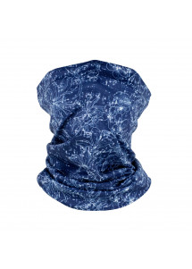 Multifunktionstuch navy Blumenmuster