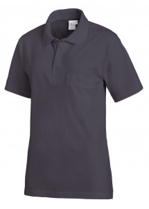 Pflegeleichtes Unisex-Polo-Shirt in Grau