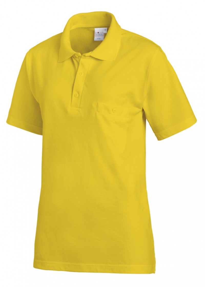 Pflegeleichtes Unisex-Polo-Shirt in Gelb