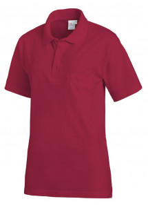 Pflegeleichtes Unisex-Polo-Shirt in Beere