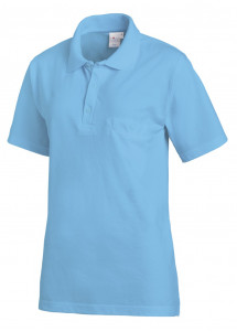 Modernes Unisex Polo Shirt in Türkis