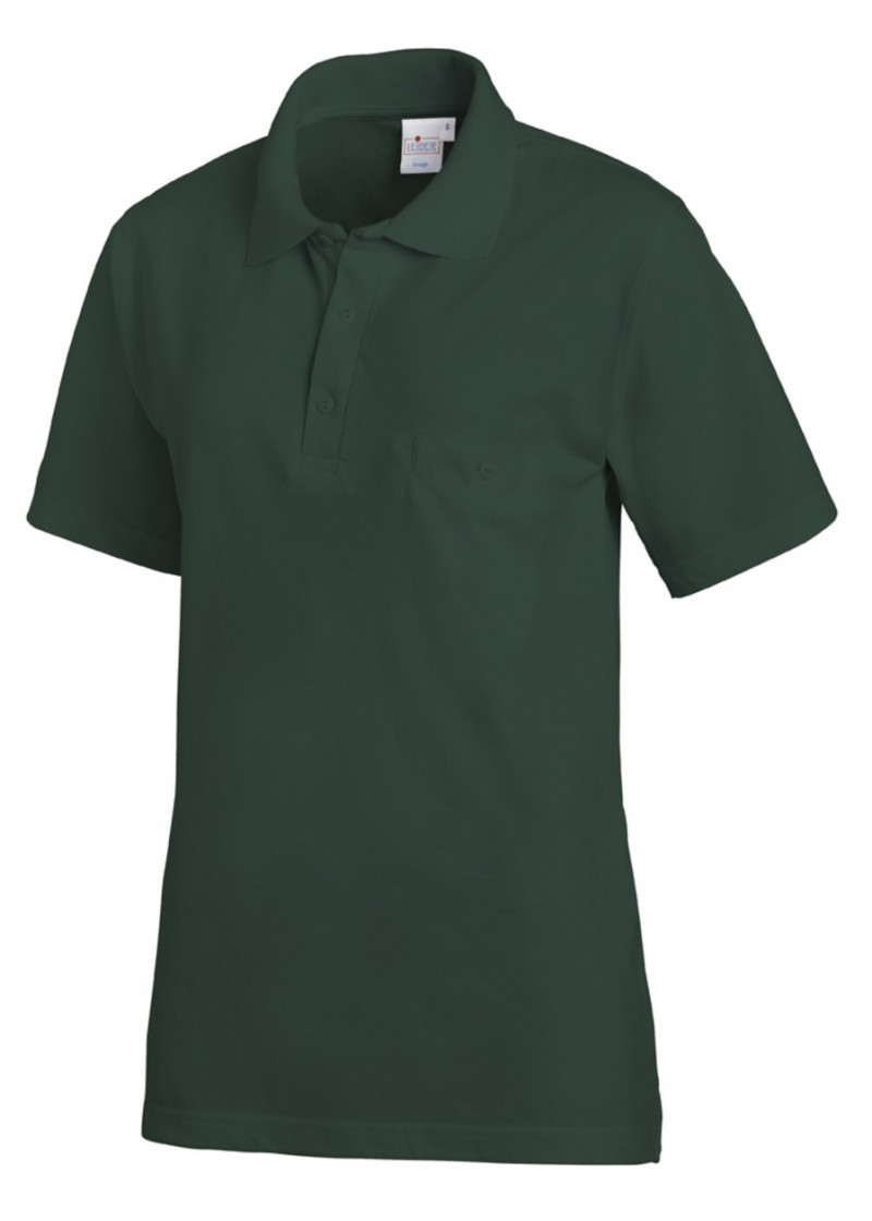 Pflegeleichtes Unisex-Polo-Shirt in Bottle green