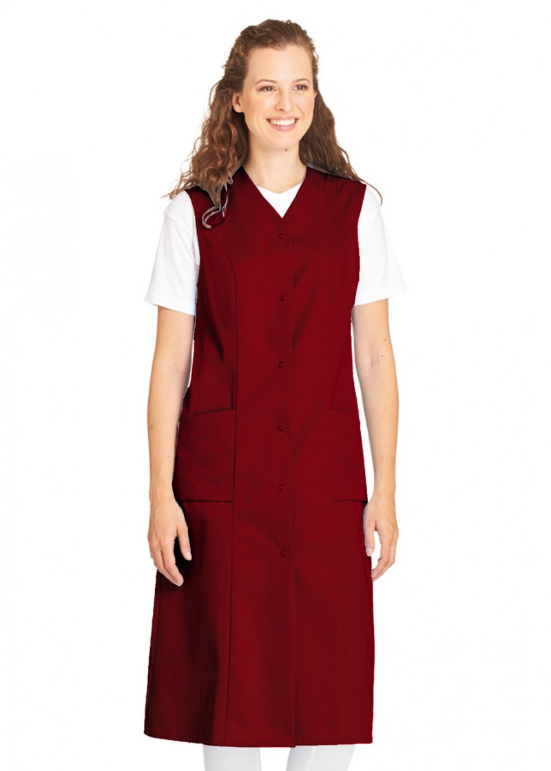 Medical Care Dress in Rusty Red