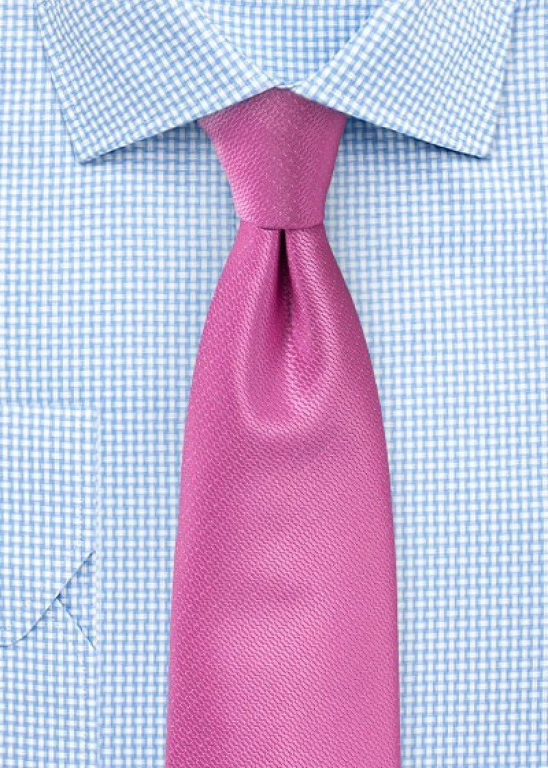 Businesskrawatte Struktur uni pink