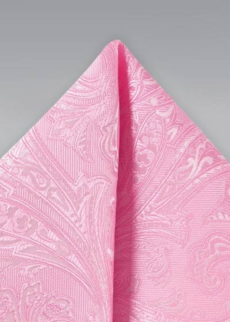Ziertuch verspieltes Paisley rosé
