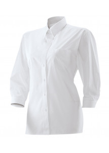 Damenbluse von Exner mit 3/4 Arm (weiß)
