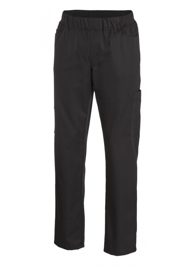 Schwarze Schlupfhose mit angesagten Taschen