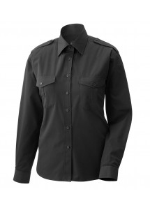 Schwarze Pilotenbluse für Damen von EXNER