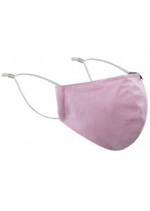 Mund-Nasen-Maske monochrom rosé
