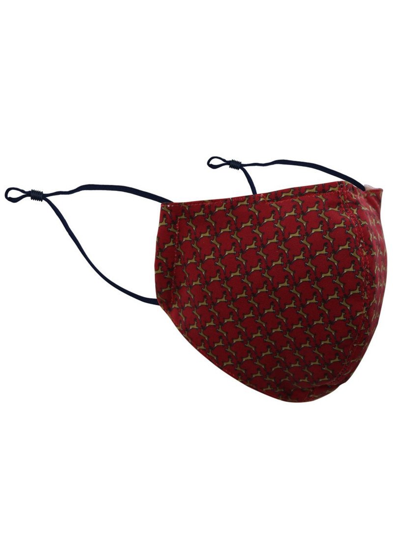 Gesichtsmaske Weihnachts-Dekor mittelrot