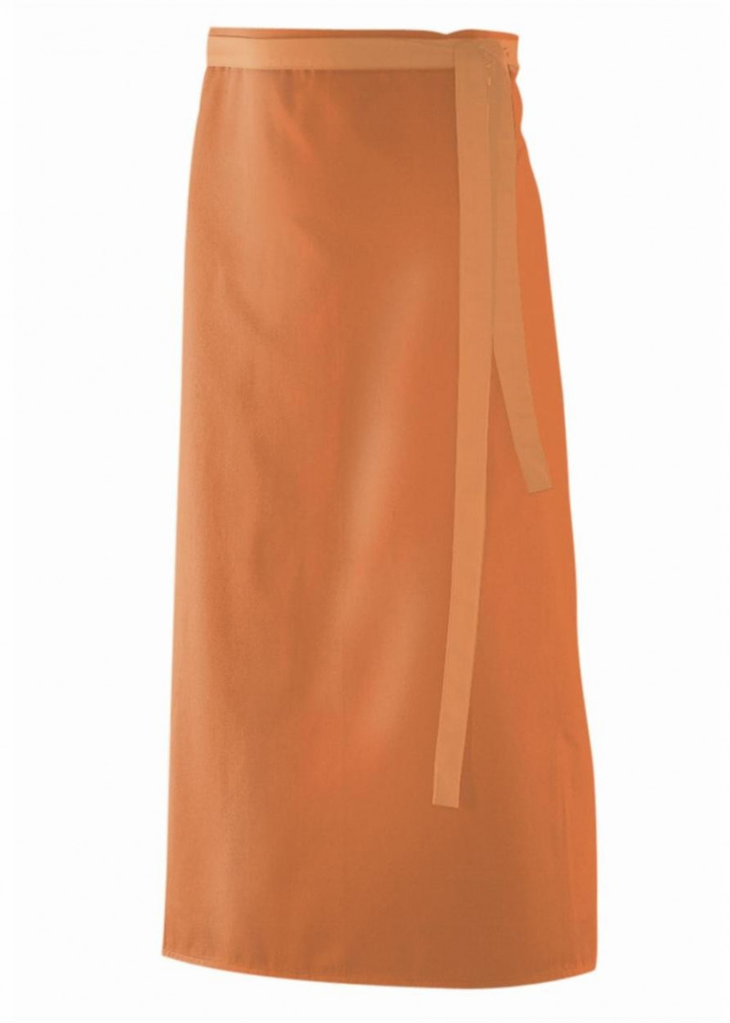 Unisex Vorbinder mit Stoffbändern- Terracotta