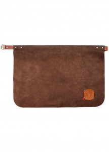Vorbinder aus Leder im Rusticstyle - Cognac