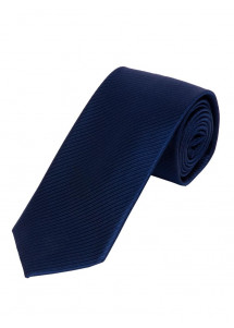 Herrenkrawatte unifarben Streifen-Oberfläche navy