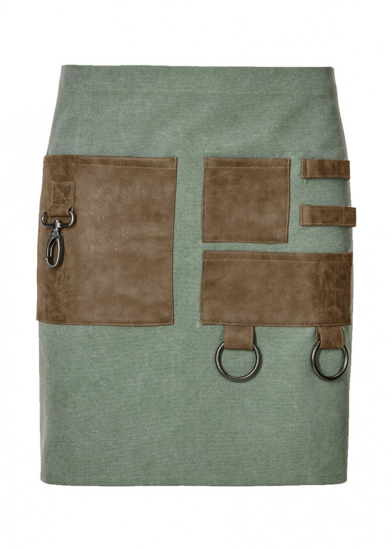Dark Green Segeltuch Vorbinder - Steampunk