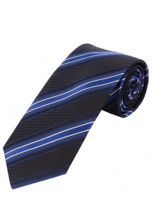 Optimale Krawatte Streifendessin navy royal schneeweiß