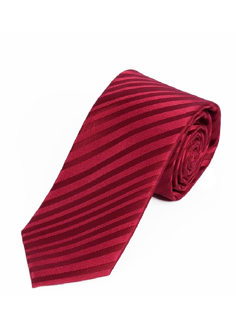 Lange Krawatte monochrom Streifen-Oberfläche rot