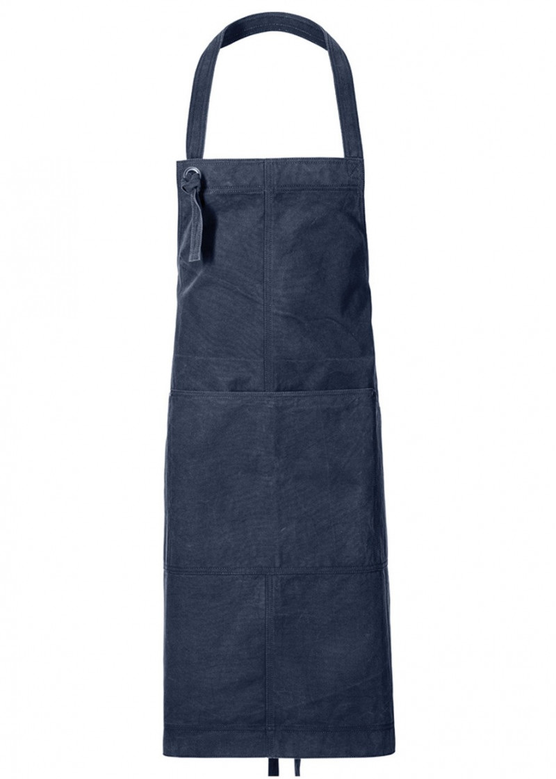Oxford Schürze wasserabweisend - Marineblau