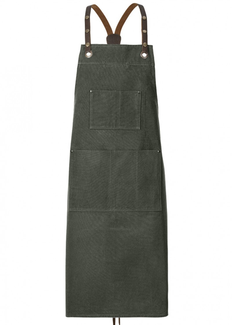 Latzschürze Sussex - Flaschengrün (70cmx90 cm)