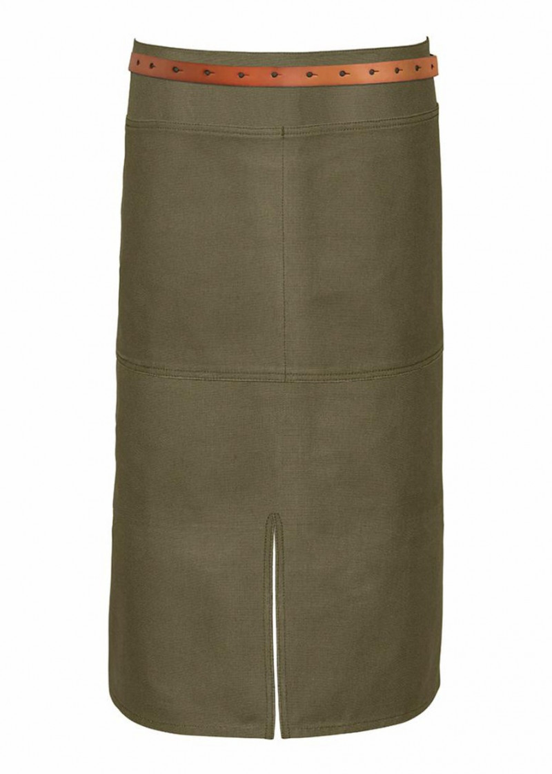 Vorbinder mit Schlitz in Olive