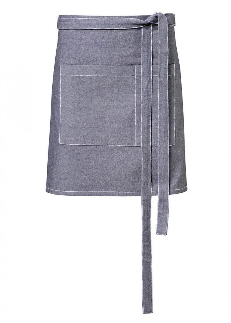 Canvas-Vorbinder in Graphit mit Taschen