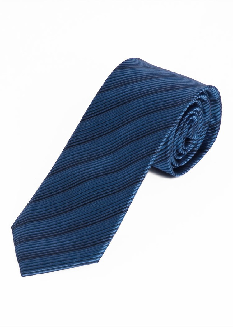 Sevenfold-Krawatte  einfarbig marineblau