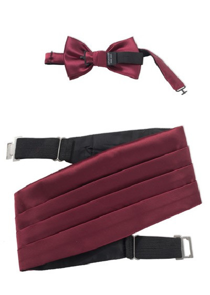 Kummerbund aus dem gleichen Stoff und Farbe