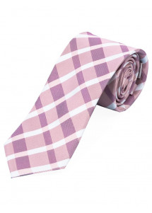 Businesskrawatte Sevenfold Glencheckdesign rose