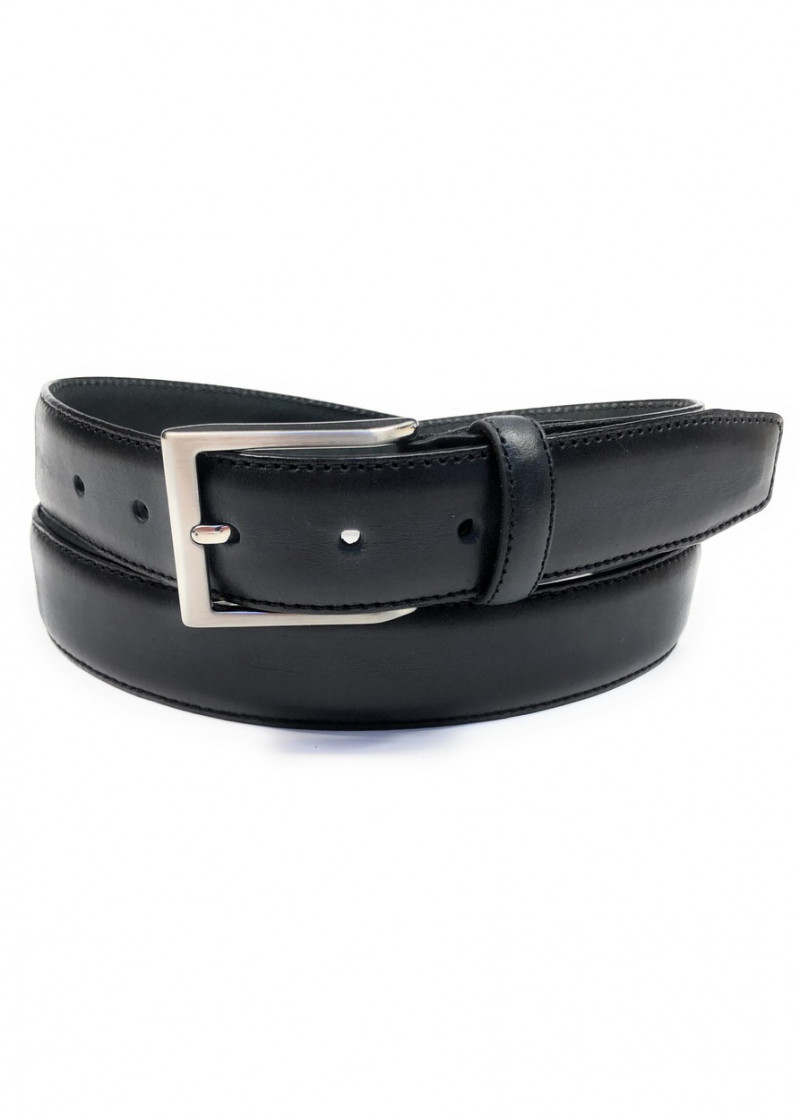 Damen und Herren Ledergürtel in schwarz
