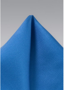 Einstecktuch blau in Seide