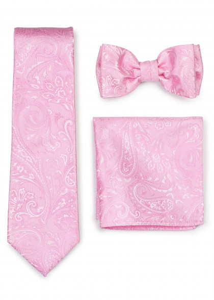 Krawatten-Fliegen-Set aus dem gleichen Stoff und Farbe