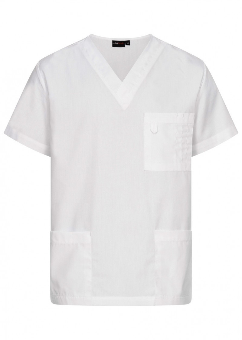 Unisex Kasack von chefmade (weiß)