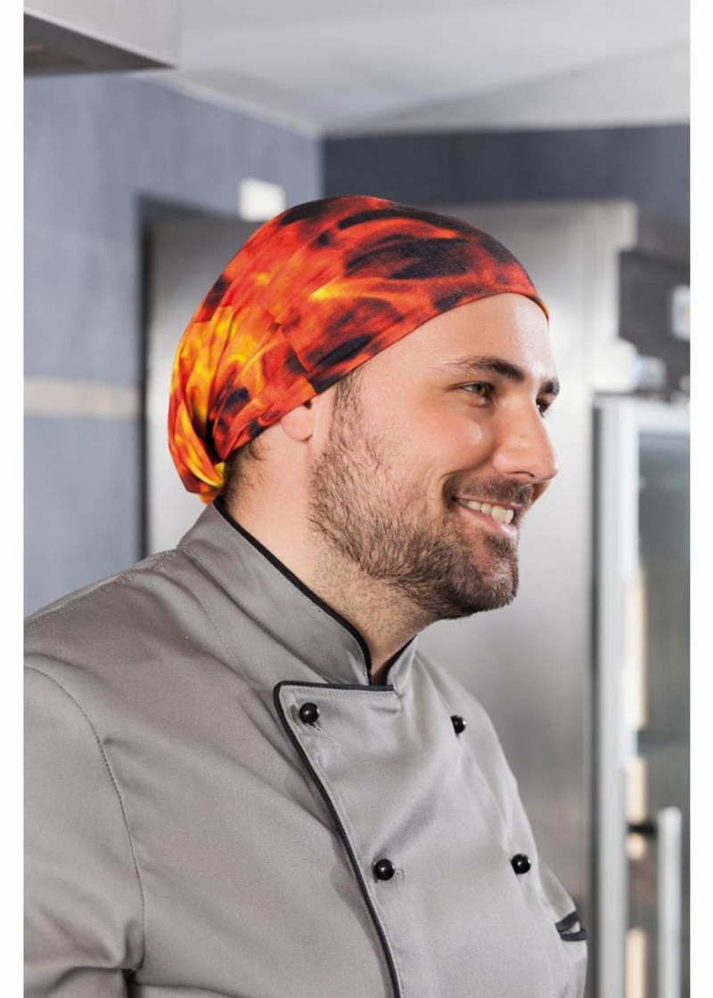 Kopfbedeckung mit Feueroptik