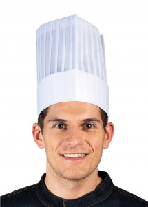 10 Stück Einweg Kochmützen in Weiß