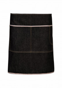 Vorbinder im Jeanslook (mit Paspel)