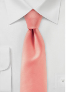 Stylische Krawatte unifarben rose