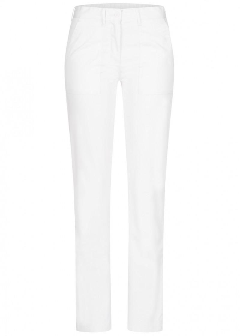 Cargo-Style Damenhose in weiß
