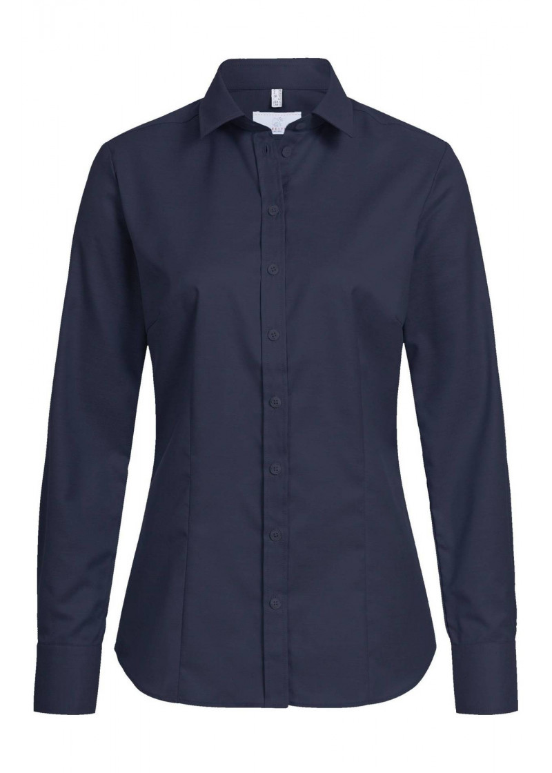 Marineblaue Damen-Bluse (Regular Fit)