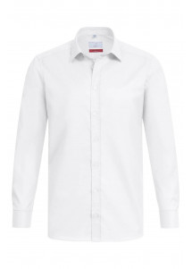 Herren-Hemd  Regular Fit Modern weiß