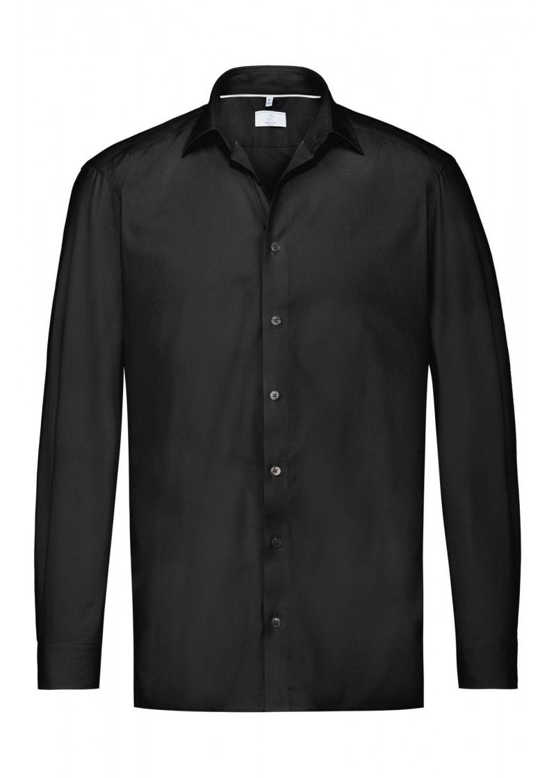 Schwarzes Herren-Hemd (Regular Fit)