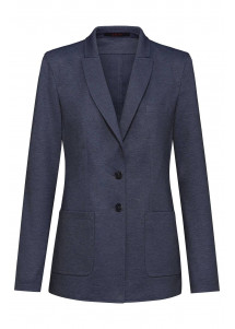 Blauer Jerseyblazer für Damen  / Regular Fit