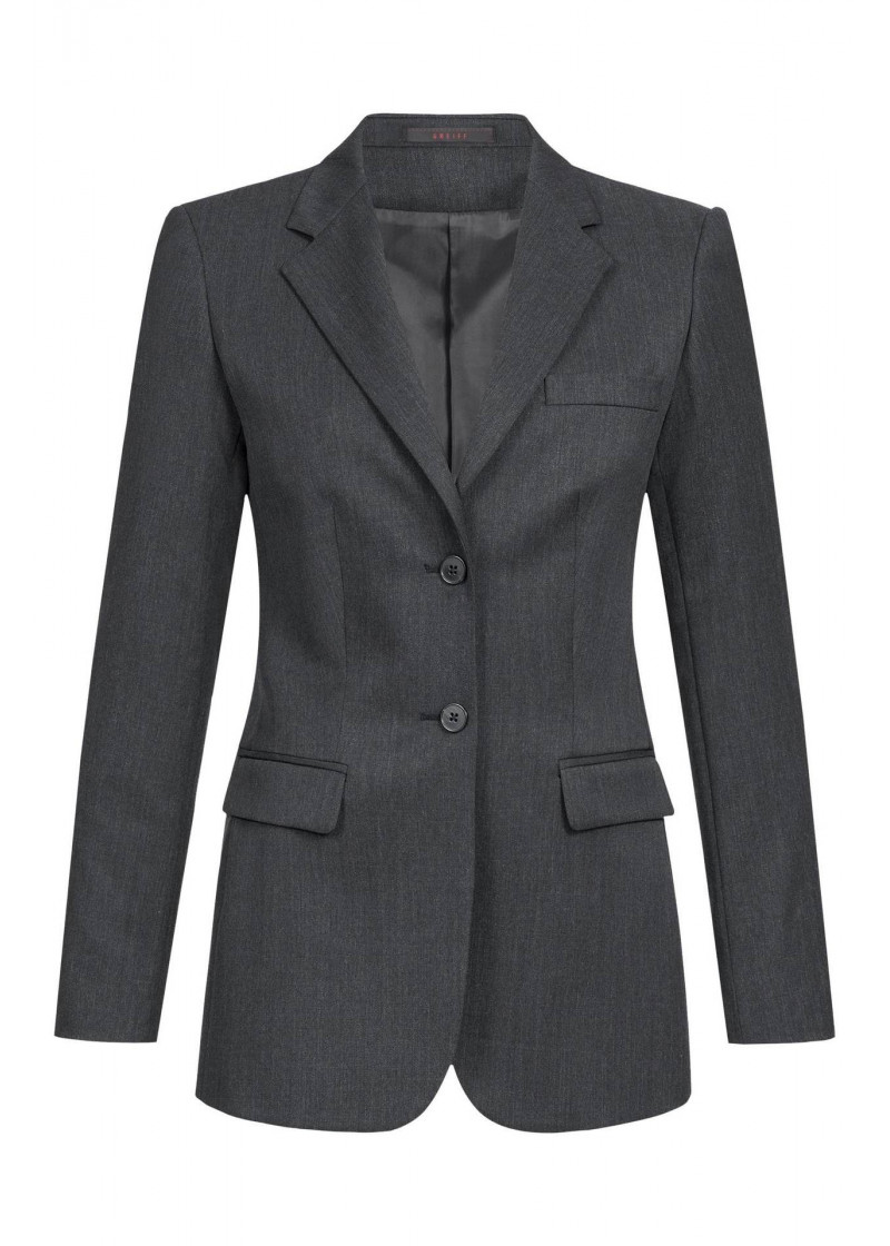 Business Longblazer für Damen in Anthrazit