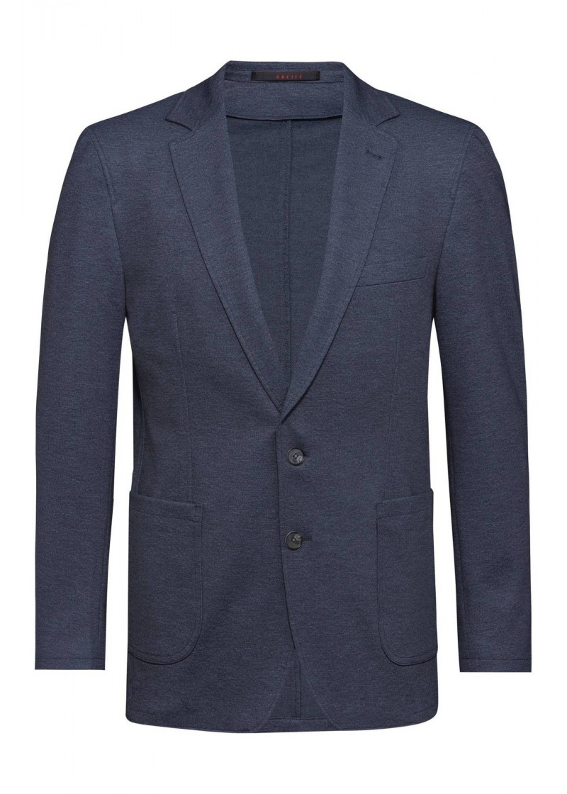 Jerseysakko für Herren ( blau meliert )