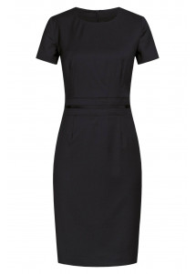 Damen- Etuikleid  in schwarz / Regular Fit