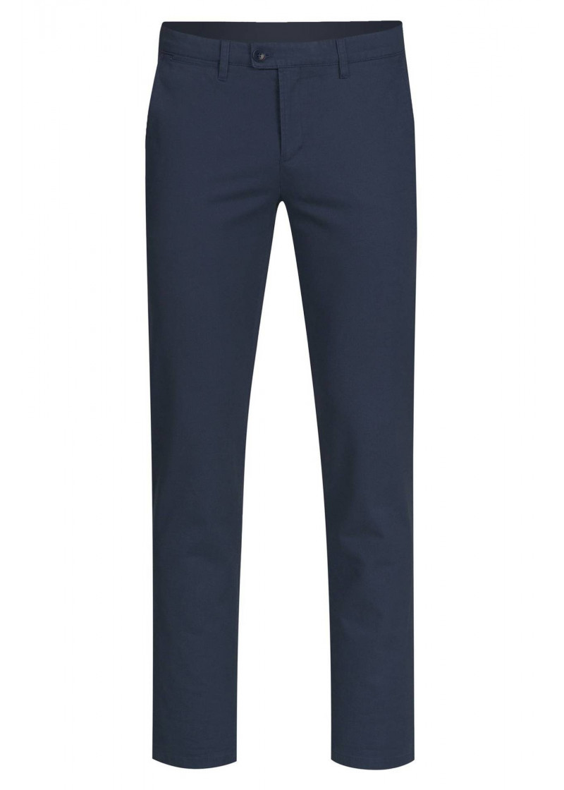 Herren-Stretch-Chino in marine / Regular Fit